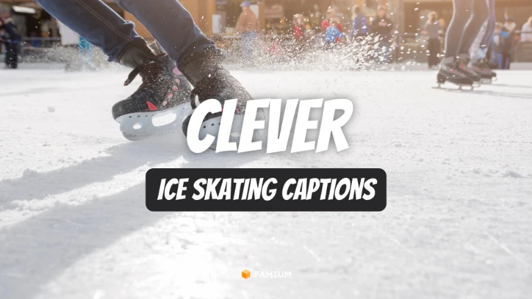 Clever  Ice Skating Captions for Instagram